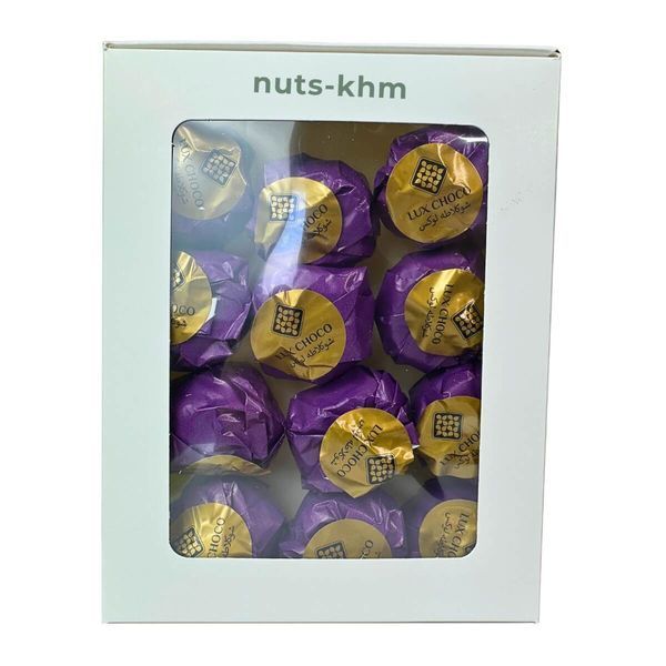 Дубайские конфеты LUX CHOCO 3122 с миндалем, фундуком, клубникой и катаифи 500 г