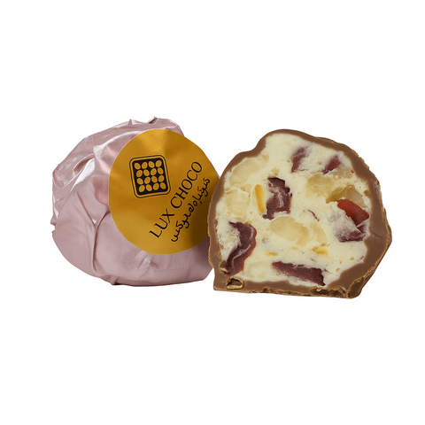 Дубайские конфеты LUX CHOCO 3103 с фундуком, макадамией, клюквой и фисташкой 500 г